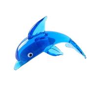 FUNOMOCYA Adornos de Delfines Decoraciones de Delfines estatuilla de delfín de Juguete Arte Estatua de Animales Decoración cálida estatuillas de Delfines estatuilla Mini delfín Vidrio Blue
