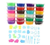 FUNOMOCYA Arcilla para Modelar Secado al Aire Colores No Pegajosa Súper Ligera con Kit de Herramientas de Escultura para Manualidades DIY y Infantiles Creativos