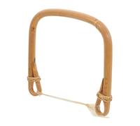 FUNOMOCYA Asa de Repuesto para Tetera de Cerámica Grande Forma U de Ratán Teñido Resistente al Calor para Tetera de Hierro Fundido y Té Japonés, Mango Decorativo Multifuncional para Estufa