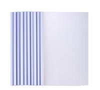 FUNOMOCYA Barra Deslizante Antideslizante 10 Carpetas Transparentes para Archivo A4 Material Pp Ligero y Flexible, Adecuado para Escuelas y Oficinas