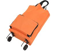 FUNOMOCYA Bolsa De Compras Plegable con Ruedas Carrito Auxiliar Portátil para Supermercado Gran Capacidad Resistente y Fácil De Guardar para Frutas y Alimentos