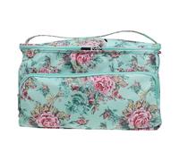 FUNOMOCYA Bolsa Labores Crochet Cuadrada de Tela Oxford Organizador y Protección para Herramientas de Tejer Adecuado para Cursos de Bordado y Viaje