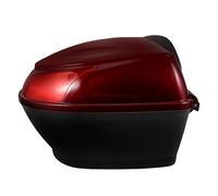 FUNOMOCYA Bolsa Trasera De Plástico para Motocicleta Caja De Almacenamiento para Casco Estuche De Herramientas para Bicicleta Color Rojo