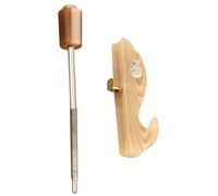 FUNOMOCYA Cabeza de Tornillo para Erhu Diseño Moderno, Resistente Deformación, Pieza de Repuesto de Acero Inoxidable para Instrumentos Musicales Chinos