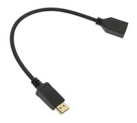 FUNOMOCYA Cable Displayport Para Portátil y Pc Adaptador Dp Macho Hembra Extensión Dp y Durabilidad