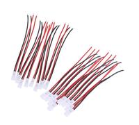 FUNOMOCYA Cables de Silicona Ultra Ph20 20 Piezas 10 Conectores Macho 10 Hembra para Batería Alta Temperatura Línea de Conexión para Coches Aviones y Helicópteros RC Alambre