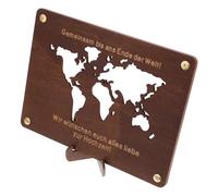 FUNOMOCYA Caja de Dinero de Madera para Graduación Organizador de Billetes Elegante Contenedor DIY Bodas y Cumpleaños