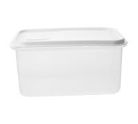 FUNOMOCYA Caja de Fermentación para Masa de Pizza con Tapa, Recipiente de Plástico de 4l para Almacenar Alimentos, Diseño Compacto para Cocina y Encimeras