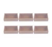 FUNOMOCYA Cajas de Obsequio de Papel Kraft 6 Unidades Tipo Cajón 18x10x6 Cm, Cajas para Empaquetar Té, Jaboneras Hechas a Mano y Almacenamiento Portátil para Fiestas y Celebraciones