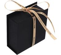 FUNOMOCYA Cajas de Recuerdos de Boda Embalaje Lujo Present Black