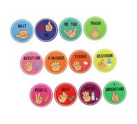 FUNOMOCYA Carteles de Manuales para Aula con Diseño Educativo Colores Vibrantes y Comunicación No Verbal para Jardín de Infancia Carteles Visuales Resistentes para Comportamiento y