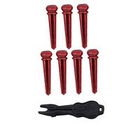 FUNOMOCYA Clavos para Puente de Guitarra de Madera Juego de 7 Clavos para Cuerdas para Guitarras Acústicas Y Folk Extractor