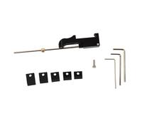 FUNOMOCYA Clicker para Recurvo Ajustable de Varilla Metálica Negra Sonería Nítida Accesorio para Competición de y Medición de Movimientos