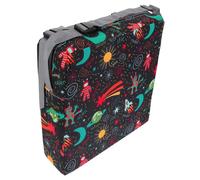 FUNOMOCYA Cojín Elevador Infantil Asiento Acolchado Grueso Reforzado para Sillas de Casa y Picnic Funda Desmontable y Lavable Color Negro Espacio