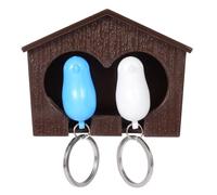 FUNOMOCYA Colgador de Llaves de Pared 1 Juego Forma de Casa de Pájaros Color Aleatorio