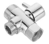 FUNOMOCYA Conector en T 3 Vías para Ducha y Filtro de Agua, Adaptador de Cobre con Válvula Desviadora, Compatible con Mezclador Termostático y Ducha de Pared, Conexión 1/2 a 3/4, Resistente