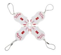 FUNOMOCYA Contador de Golpes de Golf Mini Ratón con Números Rojos, Marcador Manual Portátil 4 Piezas para Entrenamiento, Competiciones y Seguimiento de Puntuación Deportiva