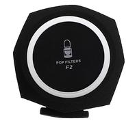 FUNOMOCYA Cubierta de Sonido Cancelación de Ruido para Micrófono de Esponja Negra Funda Ligera para Micrófono en Escritorio y Trípode Pequeño