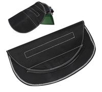 FUNOMOCYA Cubierta Extendida Cómoda Compatible Mayoría de Cascos en Tejido Negro para Capucha de Soldadura para Profesionales en Taller