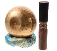 FUNOMOCYA Cuenco De Meditación Budista De 8 Cm, Set y Base Antideslizante, Cuenco Sonoro Multifunción Decorativo Para Yoga y Mindfulness