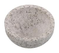 FUNOMOCYA Cuenco de Piedra para Ofrendas Ritual de Recipiente para Sacrificios y Adornos de Altar con Decoración Triple para Ceremonias Religiosas