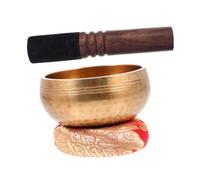 FUNOMOCYA Cuenco Tibetano Almohadilla y Martillo Para Meditación Yoga Relajación Prácticas De Mindfulness