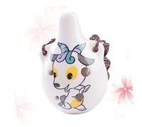 FUNOMOCYA de Principiante a : Ocarina de Cerámica con Forma de Oveja del Zodíaco Instrumento Musical Decoración de Escritorio para Ocasiones Especiales