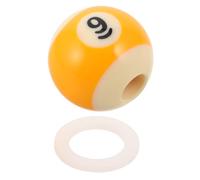 FUNOMOCYA Entrenador de Golpes de Billar Agujero 16 Mm, Bola de Práctica Número 9, Equipo Portátil para Entrenamiento de Precisión y Ayuda Práctica del Billar en Mesa Deportiva