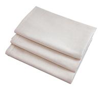 FUNOMOCYA Estopilla de cocina 3 unidades 95x95 cm, tela filtrante profesional para queso y yogur, paño de algodón blanco para colar líquidos en cocina