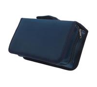 FUNOMOCYA Estuche CD DVD Capacidad Organizador y Duradero Funda Portátil para Coche y Viajes Almacenamiento Azul Oscuro