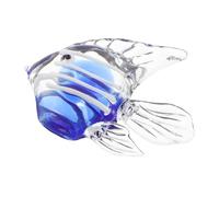 FUNOMOCYA Figuras De Peces De Cristal, Esculturas De Animales Marinos, Adornos Náuticos Costeros, para Acuarios, Hogar, Oficina, Escritorios, Decoración, Fiestas Y Cumpleaños.