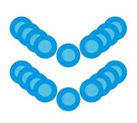 FUNOMOCYA Funda de silicona para estetoscopio, protector para la cabeza del estetoscopio azul, 10 unidades, portátil, uso para médicos y estudiantes de medicina