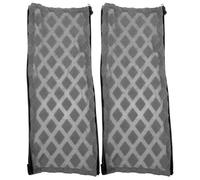 FUNOMOCYA Fundas Elásticas para Reposabrazos de Silla de Oficina, Protector de Brazo Gris Medio, Tejido Transpirable y Resistente, Cubiertas para Apoyabrazos de Escritorio, Uso en Gaming y