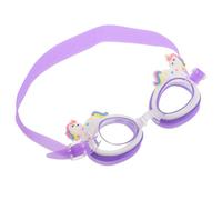 FUNOMOCYA Gafas de Natación Diseño de Unicornio, Lentes Antivaho Hd, Correa Ajustable de Silicona Suave, Protección UV para Piscina y Juegos Acuáticos Infantiles