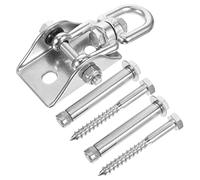 FUNOMOCYA Gancho de Techo de Acero Inoxidable para Colgar Hamaca y Columpio Resistente y Antióxido con Tornillos para Fijación Cocina Baño y Jardín