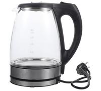 FUNOMOCYA Hervidor Eléctrico de Cristal 17L Apagado Automático y Protección contra Ebullición en Seco Cuerpo Transparente Resistente a Altas Temperaturas Utensilio de Cocina Portátil