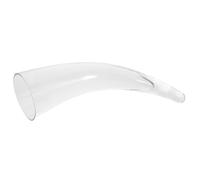 FUNOMOCYA Horn Shaped Glass Cup Transparent Horn Drinking Cup For Juice And Beverages Easy-to-clean Crystal Cocktail Goblet Unique Viking Style Drinkware For Christmas Party