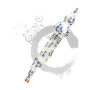 FUNOMOCYA Hulusi De Porcelana Azul y Flauta De Cucurbitácea Tradicional Instrumento De Calabaza De Porcelana Sintética Para Principiantes Para Tocar Fiestas Culturales