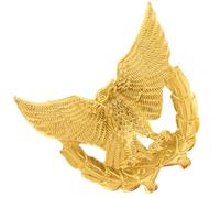 FUNOMOCYA Insignia Metálica de Águila Grande para Ropa Pin Decorativo de Aleación de Zinc Accesorio de Uniforme de Seguridad Prendedor Metálico Resistente para Disfraces y Ropa