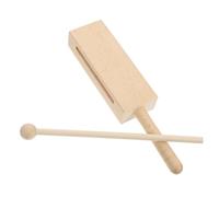 FUNOMOCYA Instrumento De Percusión De Madera Natural Con Mango Para Principiantes y Músicos Profesionales Sonido y Resonante Para y Educación Musical