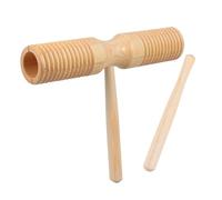 FUNOMOCYA Instrumento de Percusión de Madera para Doble Sonido Juguete Musical Educativo Orff para Desarrollo del Ritmo y Cognición para Jardín de Infancia y Familiar