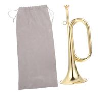FUNOMOCYA Instrumento de Viento de Latón para Principiantes con Timbre Preciso y Fácil de Transportar, Adecuado para Banda Militar y Grupo Escolar