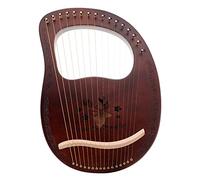 FUNOMOCYA Instrumento Musical Arpa De Madera De 16 Tonos Delicado Juego De Arpa Cómodo De Sostener Para Relajarse