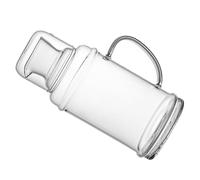 FUNOMOCYA Jarra de Agua Resistente al Frío 1100ml de Vidrio Transparente Taza para Bebidas Set de 1 Unidad Adecuado para Uso Hogar y Regalos
