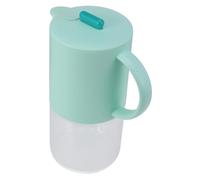FUNOMOCYA Jarra de Bebidas Grande de Diseño Moderno Jarra de Agua Fría para Helado y Jugos Material Resistente y de Limpiar Color Verde