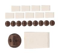 FUNOMOCYA Juego De 10 Pads De Piano Para Erhu De Erhu Chino Piezas De Instrumentos Musicales Protección y Reducción De Ruido Madera y Espuma