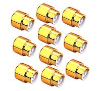 FUNOMOCYA Juego de 10 Tapas Doradas para Interruptor de Guitarra Eléctrica, Punta de Palanca de Plástico, Accesorios Prácticos para Selector de 3 y 5 Vías, Piezas para Guitarra, Ligera