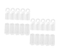 FUNOMOCYA Juego De 20 Accesorios para Cortinas Persianas Verticales, Manijas y Ganchos De Plástico Resistentes, Repuestos para Varillas De Inclinación, Uso En Hogar y Oficina