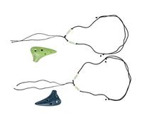 FUNOMOCYA Juego de Instrumentos Musicales para Niños Ocarina de Cerámica de 6 Agujeros Mini Ocarinas para Niños Juguetes