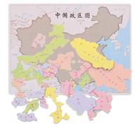 FUNOMOCYA Juego de Rompecabezas de Mapas de China para Juguete Educativo Cognitivo de Emparejar Puzzle Geográfico Infantil Piezas Suaves Obsequio Didáctico para Aprender Regiones